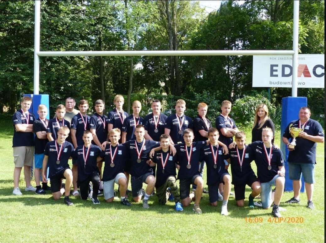 Budowlani Lublin zdobyli brązowe medale mistrzostw Polski kadetów w rugby XV