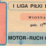 Z archiwum Centrum Historii Sportu w Lublinie: program meczu Motor Lublin - Ruch Chorzów z 18 marca 1990 r.