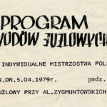 Z archiwum Centrum Historii Sportu: "Program Indywidualnych Mistrzostw Polski na żużlu"