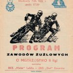 Z archiwum Centrum Historii Sportu: program żużlowy "Motor Lublin - Stal Rzeszów. 7 czerwca 1981 r."