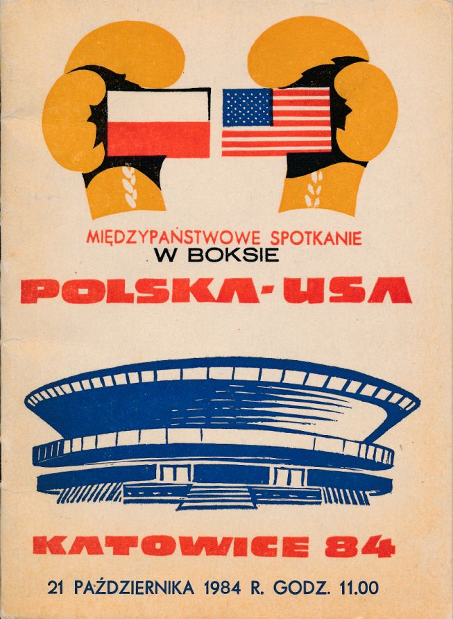 Z archiwum Centrum Historii Sportu: "Spotkanie bokserskie Polska - USA z 1984 r."