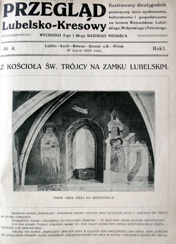 "Przegląd Lubelsko - Kresowy" nr. 4/1924