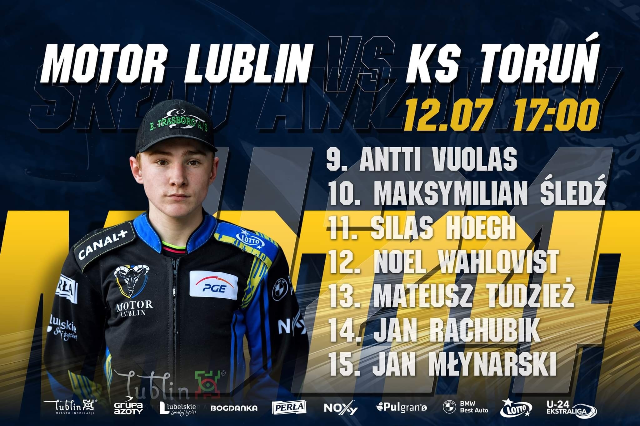 Domowy mecz #U24 Ekstraliga Motor Lublin - Klub Sportowy Toruń