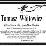 Pogrzeb Tomasza Wójtowicza