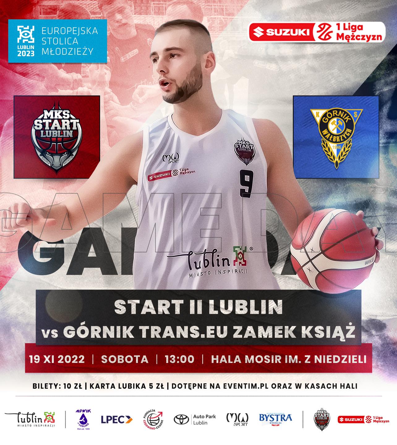 Start II Lublin – Górnik Trans.eu Zamek Książ Wałbrzych 62:114