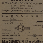 Z archiwum Centrum Historii Sportu: "Regulamin jazdy konkursowej do Lublina" z 1939 r.