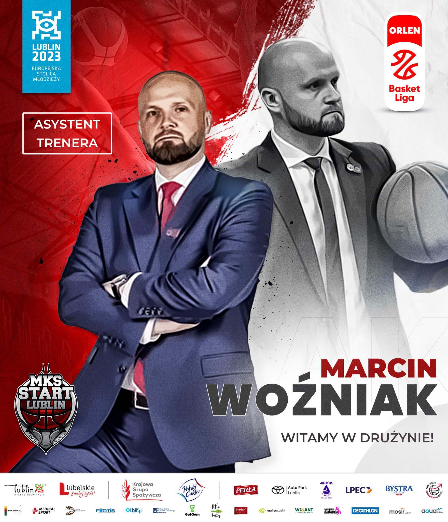 Marcin Woźniak drugim trenerem Startu Lublin