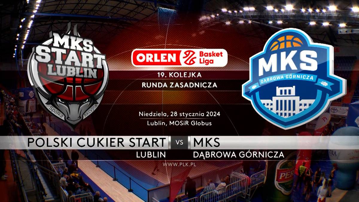 Polski Cukier Start Lublin - MKS Dąbrowa Górnicza 114:102