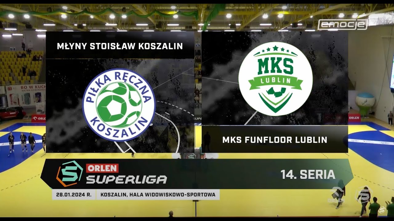 Młyny Stoisław Koszalin - MKS FunFloor Lublin 25:20 (14:7)