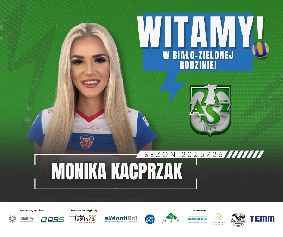 Monika Kacprzak nową koszykarek AZS UMCS Lublin